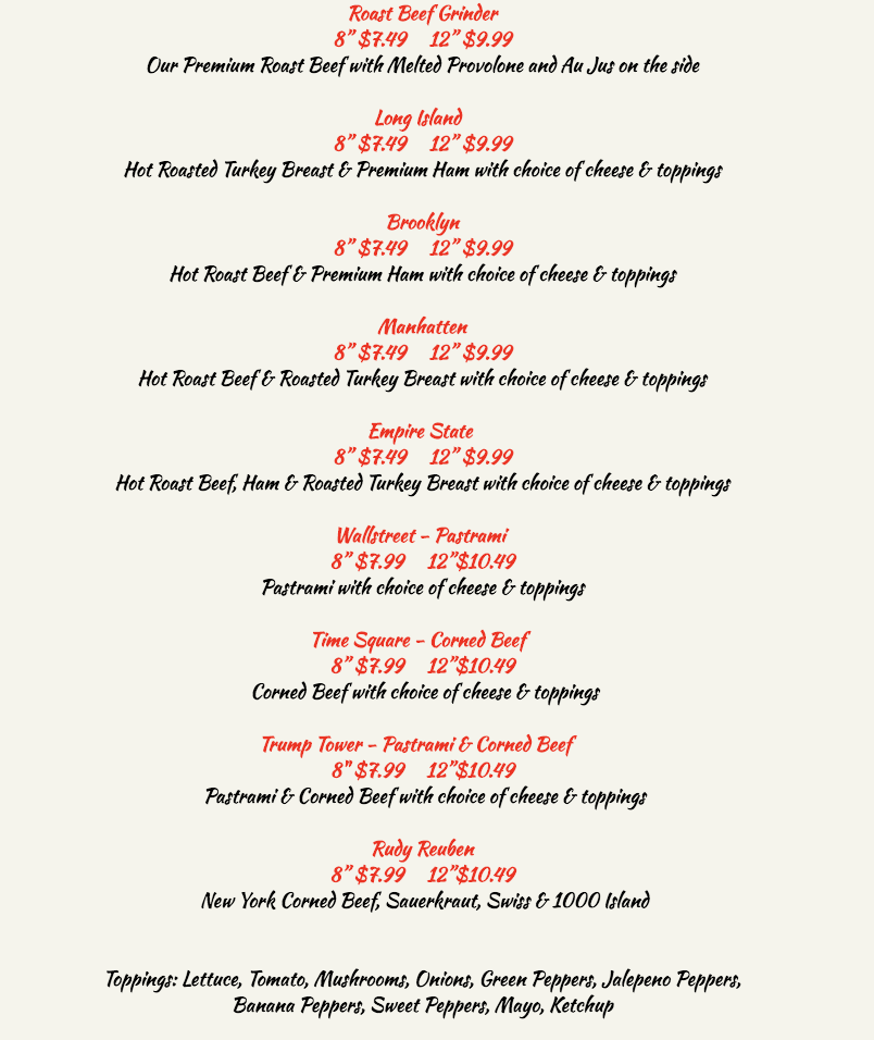 Dave's New York Deli What's for Dinner Gainesville